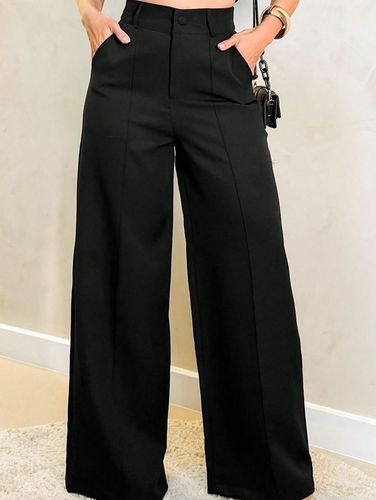 Pantalón negro sastre bolsillos