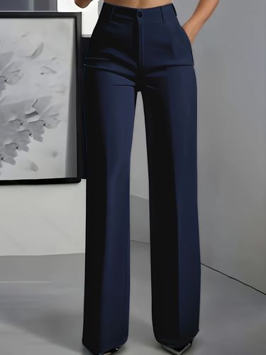 Pantalón palazzo azul marino