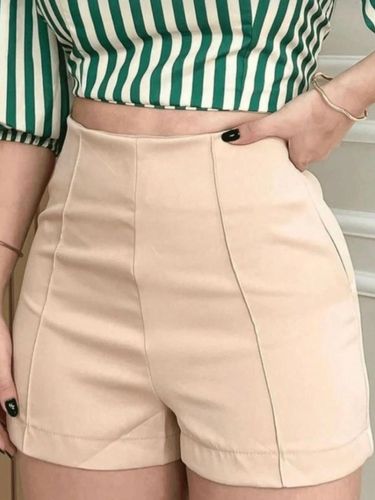 Shorts sastre beige costuras